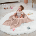 Load image into Gallery viewer, Baby Waffle Blankets in Blush
