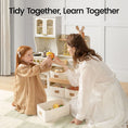 Load image into Gallery viewer, Tiny Land® Wooden Play Kitchen with Storage for Creative Toddlers
