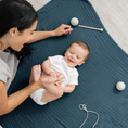 Load image into Gallery viewer, Baby Muslin Blanket in Neptune
