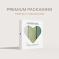 Load image into Gallery viewer, Easy Swaddle Blankets in Stone, Sage, Azul, Pack of 3
