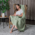Load image into Gallery viewer, Adult Waffle Blankets in Sage
