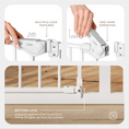 Load image into Gallery viewer, Baby Safety Gate in White
