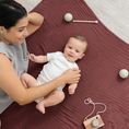 Load image into Gallery viewer, Baby Muslin Blanket in Wine
