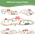 Load image into Gallery viewer, Tiny Land® Wooden Train Set for Children
