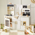 Load image into Gallery viewer, Tiny Land® Play Kitchen with Running Water - Iconic Aqua Kitchen in Cream
