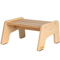 Load image into Gallery viewer, 1-Step Wooden Stool for Kids
