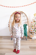 Load image into Gallery viewer, Tied with a Bow Christmas Organic Cotton Lounge Set
