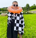 Load image into Gallery viewer, Checker Flame Beach Towel
