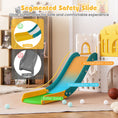 Load image into Gallery viewer, All-in-1 Toddler Slide Playset Playground with Tunnel and Ladder and Basketball

