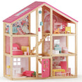 Load image into Gallery viewer, Tiny Land® Sweetwood Love Dollhouse & Wooden Dollhouse Dolls
