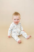 Load image into Gallery viewer, Snugglesaurus Bamboo Zippy Pajamas *9-12 months left
