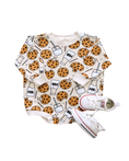 Load image into Gallery viewer, Bubble Romper | Milk & Cookies

