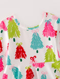 Load image into Gallery viewer, Christmas Tree Print Long Sleeve Dress
