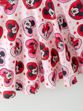 Load image into Gallery viewer, Valentine's Day Girls Long Sleeve Dress – Pink Character Heart Outfit
