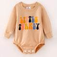 Load image into Gallery viewer, Baby Girls Fall “LITTLE TURKEY” Print Romper
