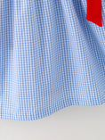 Load image into Gallery viewer, Toddler Girls Baseball Smocked Dress – Blue Plaid Summer Outfit

