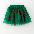 Load image into Gallery viewer, Girls Christmas Tree Chenille Patches Tulle Skirt Set
