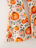 Load image into Gallery viewer, Girls Fall Pumpkin Print Set
