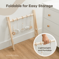 Load image into Gallery viewer, Baby Play Gym in Natural Wood
