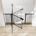 Load image into Gallery viewer, Baby Safety Gate in Black

