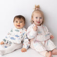 Load image into Gallery viewer, The Grayson Long Sleeve Bib - Lakeside Blooms
