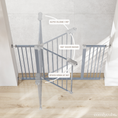 Load image into Gallery viewer, Baby Safety Gate in Pacific Blue
