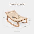 Load image into Gallery viewer, Baby Rocker for Ages 0-24 Months in Sand
