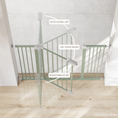 Load image into Gallery viewer, Baby Safety Gate in Sage
