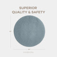 Load image into Gallery viewer, Play Mat with Non-Slip Bottom in Pacific Blue
