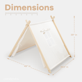 Load image into Gallery viewer, Kids Indoor Play Tent in Natural Wood
