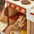 Load image into Gallery viewer, Tiny Land® Wooden Play Kitchen for Toddlers - Honey Kitchenette Pretend Cooking Set
