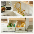 Load image into Gallery viewer, Tiny Land® Wooden Play Kitchen with Storage for Creative Toddlers
