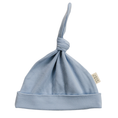 Load image into Gallery viewer, Powder Blue Cotton Newborn Knot Hat
