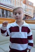 Load image into Gallery viewer, Child Rugby Sweatshirt | Deep Cranberry
