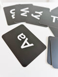 Load image into Gallery viewer, Black and White Letter Flashcards

