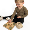 Load image into Gallery viewer, Silicone & Beechwood Tic Tac Toe
