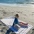 Load image into Gallery viewer, The Kenzie Beach Towel - Brush Stripes
