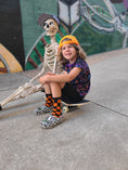 Load image into Gallery viewer, Orange and Black Check
