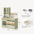 Load image into Gallery viewer, Tiny Land® Wooden Play Kitchen with Storage for Creative Toddlers
