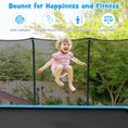 Load image into Gallery viewer, 8 x 14 Feet Rectangular Recreational Trampoline with Safety Enclosure Net and Ladder
