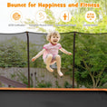 Load image into Gallery viewer, 8 x 14 Feet Rectangular Recreational Trampoline with Safety Enclosure Net and Ladder
