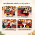Load image into Gallery viewer, Tiny Land® Christmas Express Wooden Train Accessory Set
