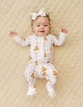 Load image into Gallery viewer, Bamboo Zip Romper | Honey Bear
