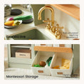 Load image into Gallery viewer, Tiny Land® Wooden Play Kitchen with Storage for Creative Toddlers
