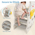Load image into Gallery viewer, 7 in 1 Toddler Slide and Swing Set with Height Adjustable Swing and Basketball Hoop
