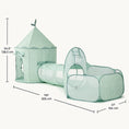 Load image into Gallery viewer, Tiny Land® Compact Adventure 3-in-1 Play Tunnel With no Balls
