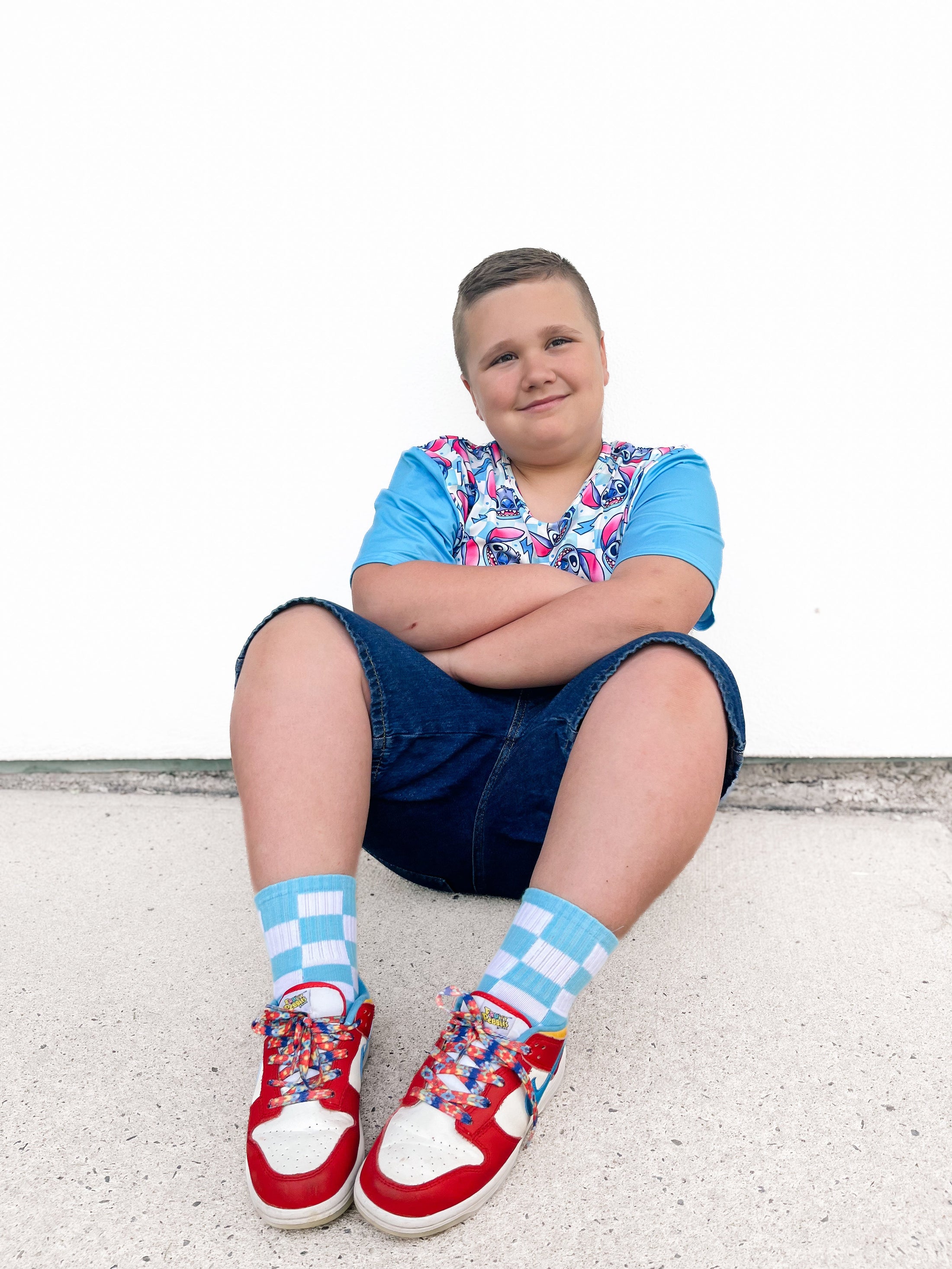 Arctic Blue Checker