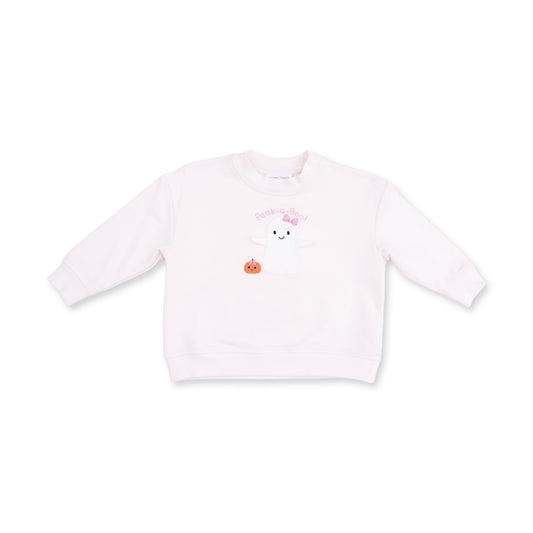 Ghosts - Pink Drop Sleeve Sweatshirt