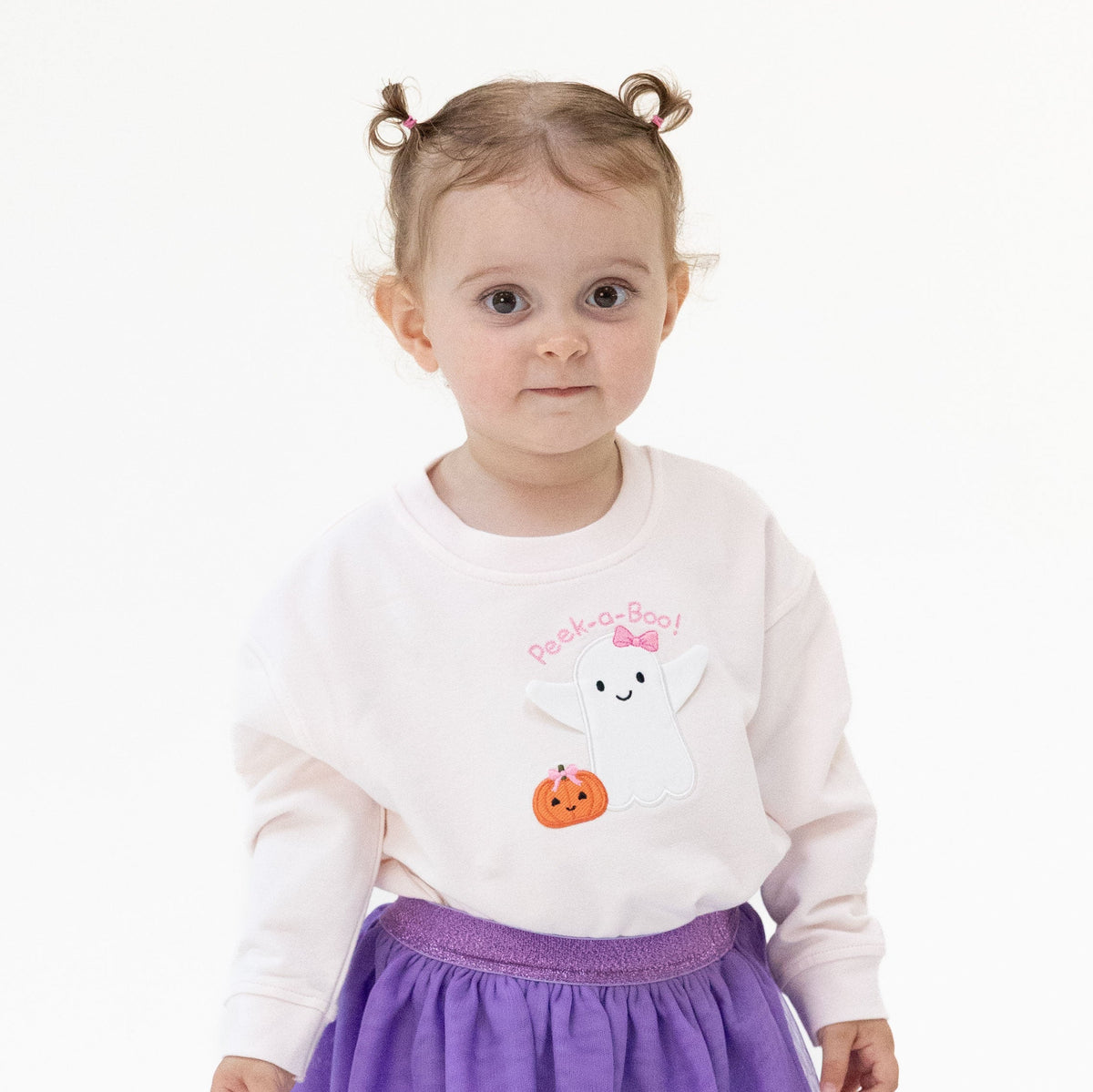 Ghosts - Pink Drop Sleeve Sweatshirt