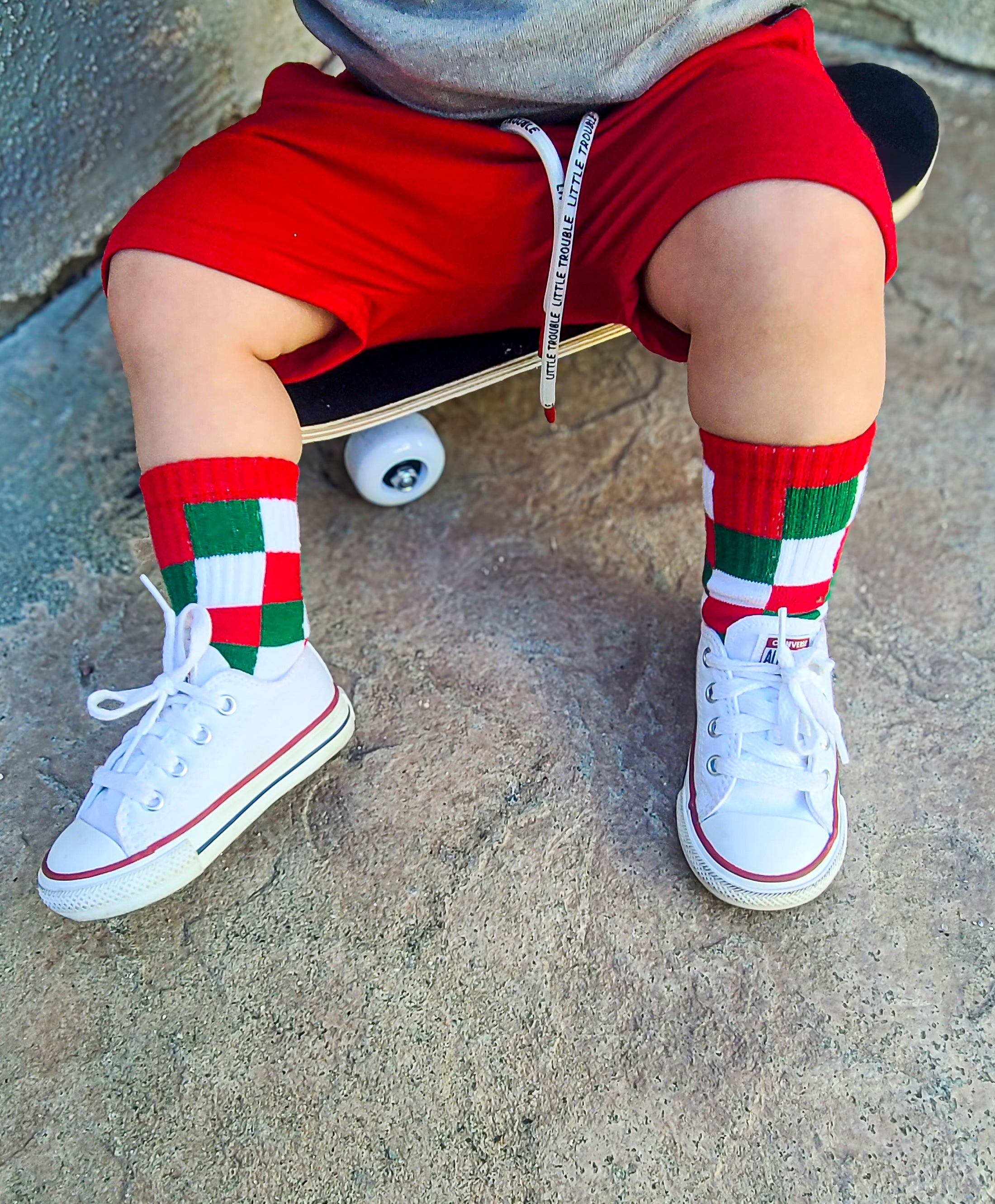 Red + Green Checker